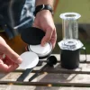 AeroPress Travel suodatinpaperikotelo, musta