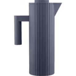 Alessi MDL12 Plissé termoskannu 1 l, harmaa