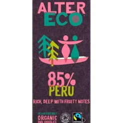 Alter Eco tumma suklaa Peru 85% 100 g