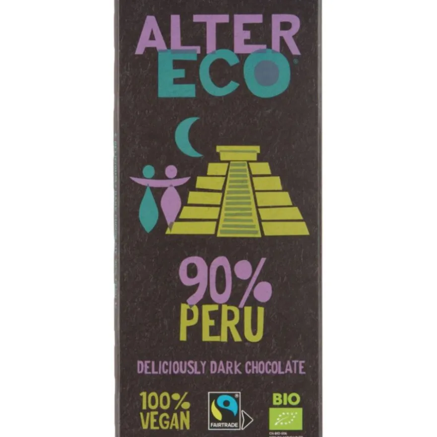 Alter Eco tumma suklaa Peru 90% 100 g