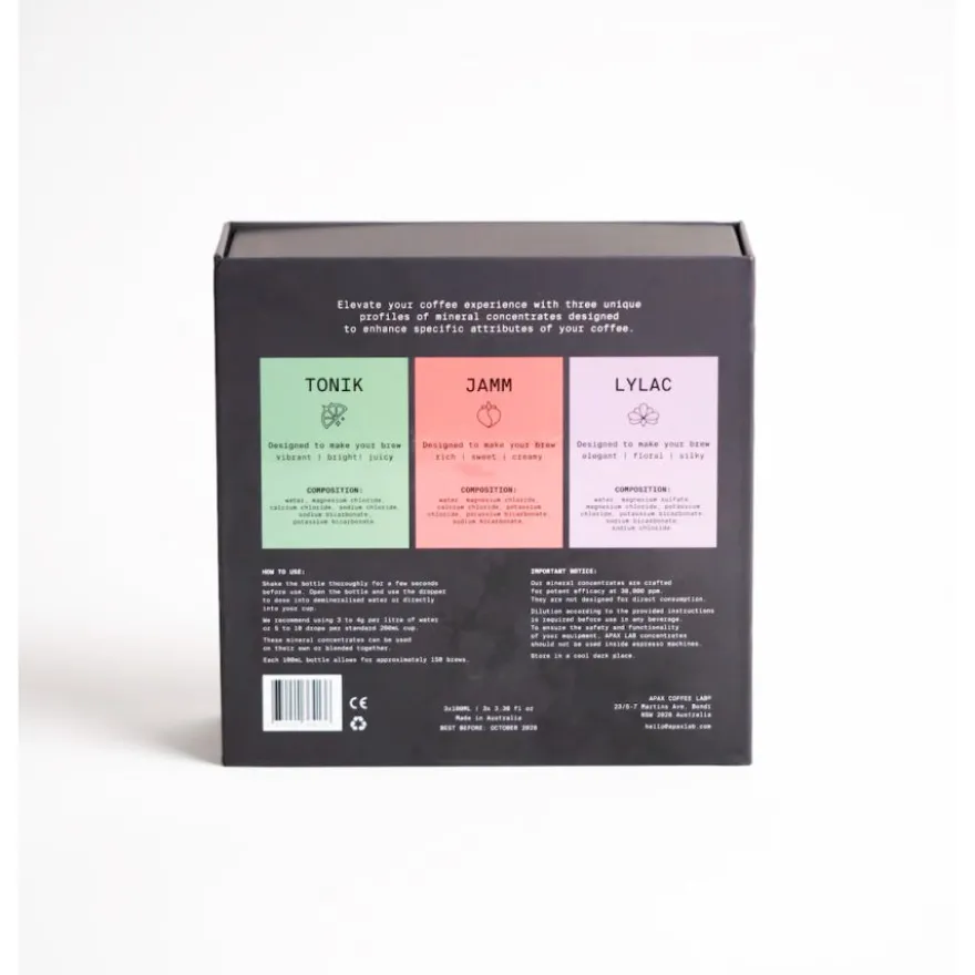 APAX LAB Nano Box Set – mineraalitiivisteet, 3 × 20 ml