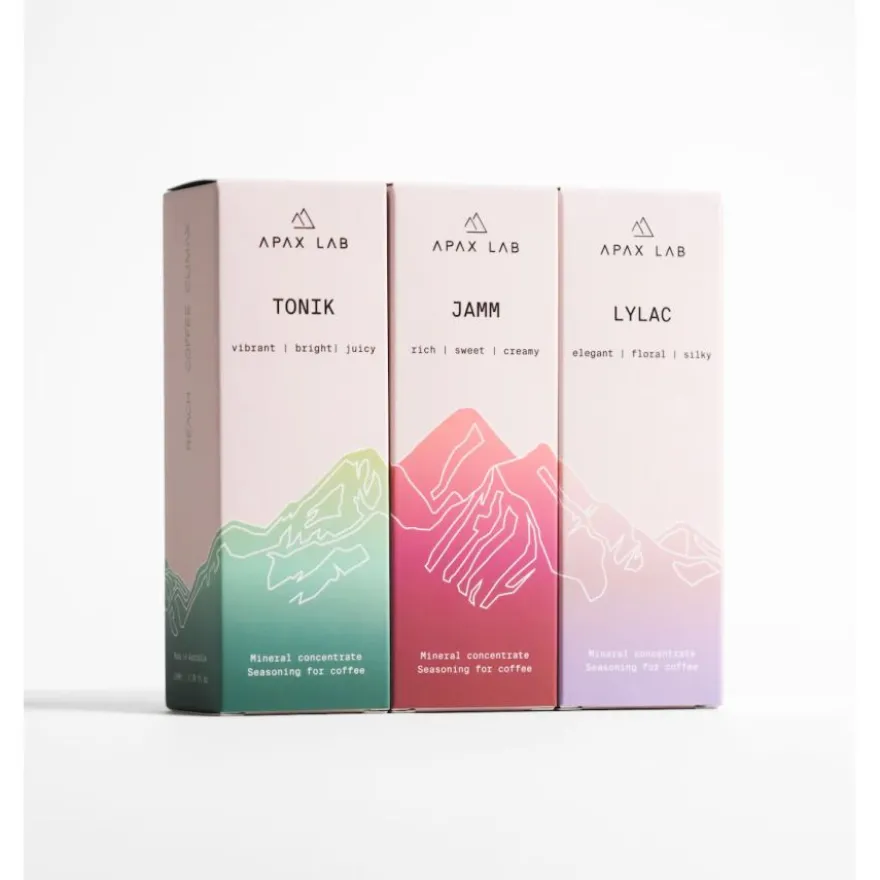 APAX LAB Nano Box Set – mineraalitiivisteet, 3 × 20 ml