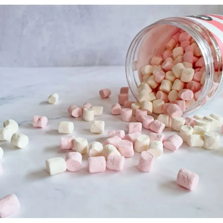 Barú Mini Mallows pienet vaahtokarkit purkissa 220 g