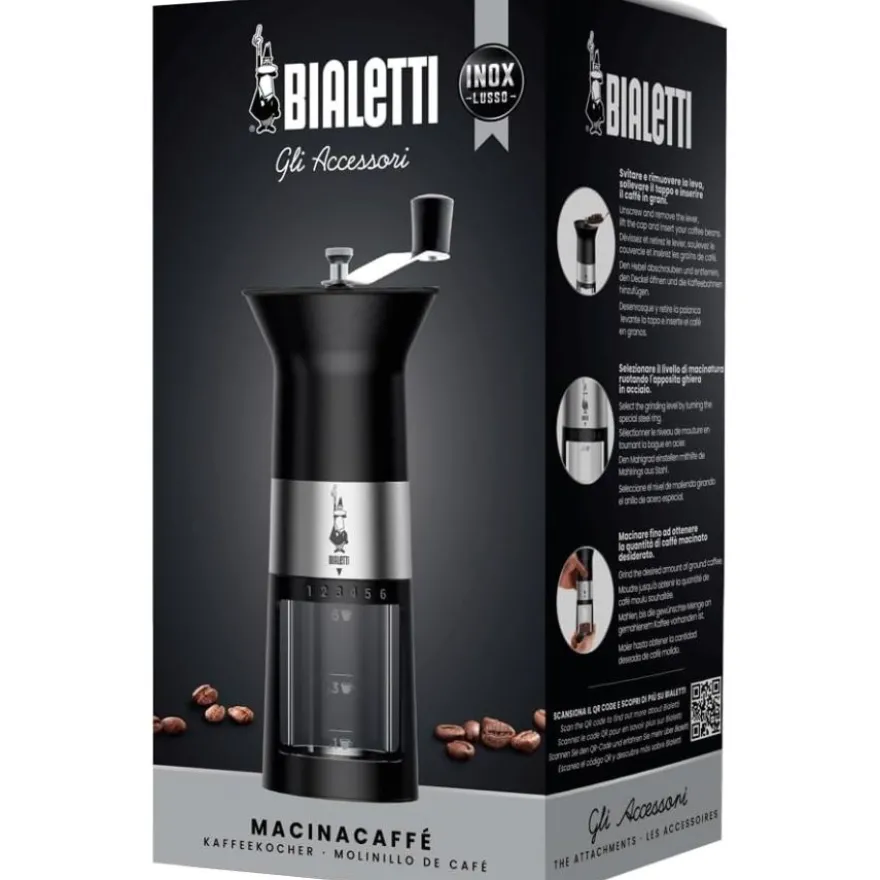 Bialetti Black Coffee Grinder -kahvimylly