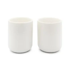 Bredemeijer Umea mukit 200 ml + bambualustat, valkoinen
