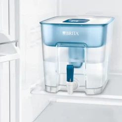 Brita Flow vedensuodatinsäiliö hanalla 8,2 l, sininen