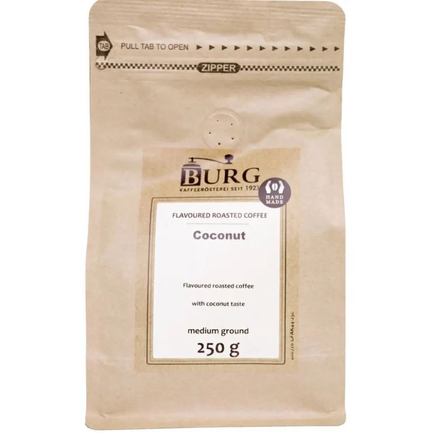Burg makukahvi, kookos 250 g jauhettu
