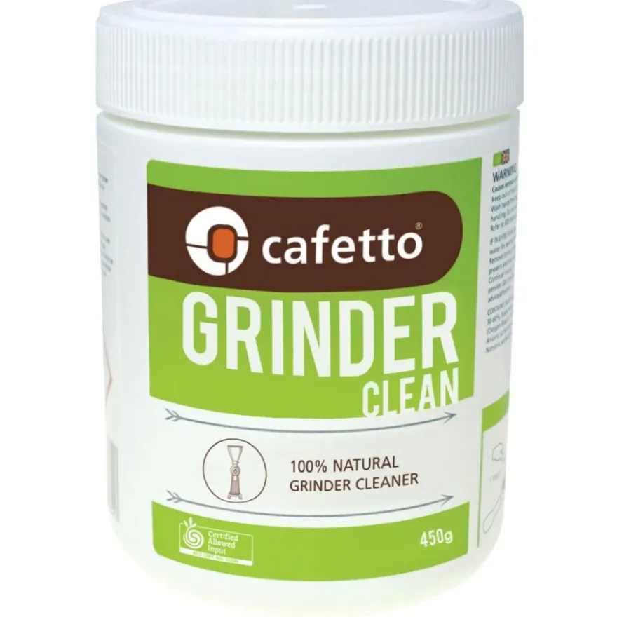 Cafetto Grinder Clean ekologiset kahvimyllyn puhdistusrakeet 450 g