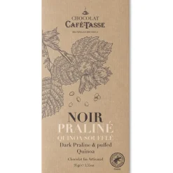Café-Tasse tumma suklaapraliini & puffattu quinoa 95 g
