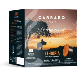Carraro 1927 Ethiopia Dolce Gusto®-yhteensopiva kahvikapseli, 16 kpl