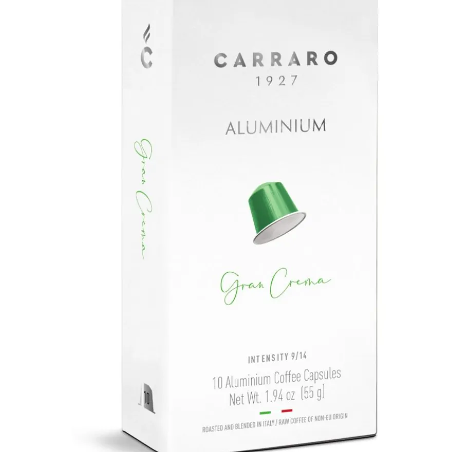 Carraro 1927 Gran Crema Nespresso-yhteensopiva kapseli 10 kpl