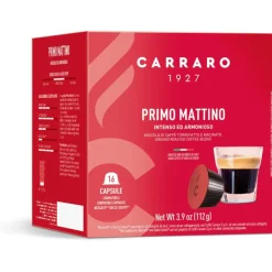 Carraro 1927 Primo Mattino Dolce Gusto®-yhteensopiva kahvikapseli, 16 kpl