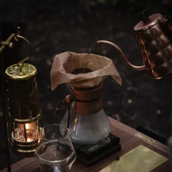 Chemex kahvinkeitin, suupuhallettu