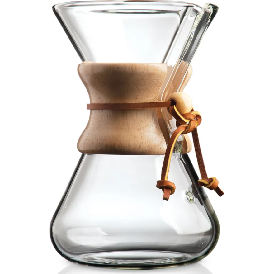 Chemex kahvinkeitin, suupuhallettu