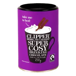 Clipper Fairtrade Super Cosy Drinking Chocolate 250 g