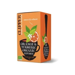 Clipper Orange & Turmeric Organic Infusion 20 teepussia