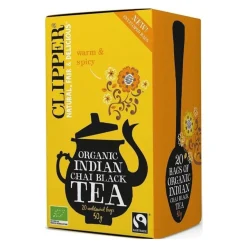 Clipper Organic Indian Chai Black Tea 20 teepussia