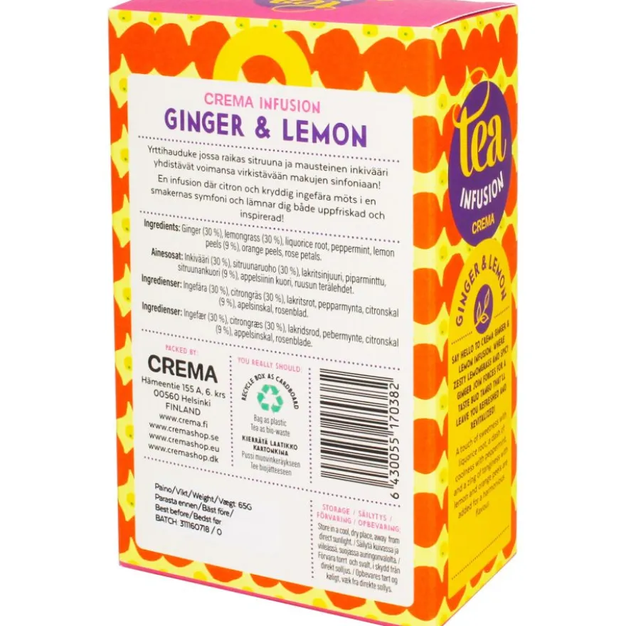 Crema Infusion Ginger & Lemon 65 g