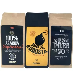 Crema maistelupaketti Espresso 3 x 250 g