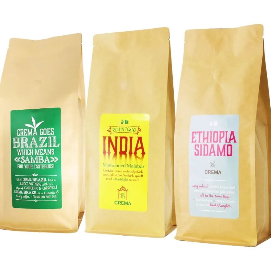 Crema suodatinkahvit - 3 x 1 kg