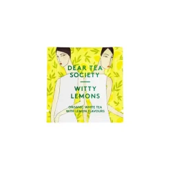 Dear Tea Society Witty Lemons valkoinen luomu-tee, 100 teepussia
