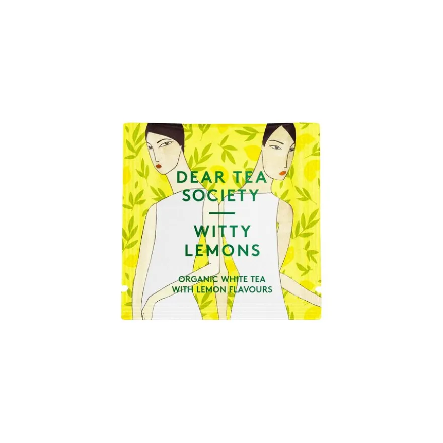 Dear Tea Society Witty Lemons valkoinen luomu-tee, 100 teepussia