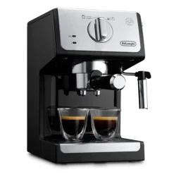 DeLonghi ECP33.21.BK espressokeitin, musta/hopea