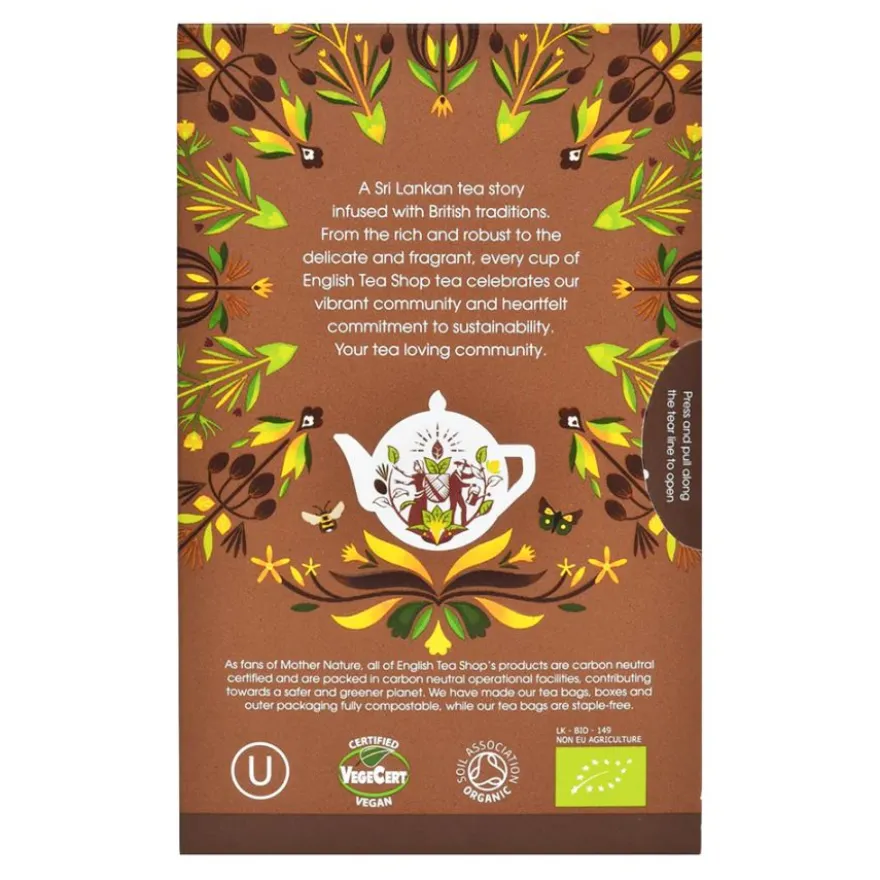 English Tea Shop Organic Rooibos, Cocoa & Vanilla, 20 teepussia