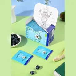 English Tea Shop Organic White Tea Blueberry & Elderflower, 20 teepussia