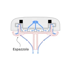 Espazzola 2+3-58 Grouphead Cleaning Tool 58 mm