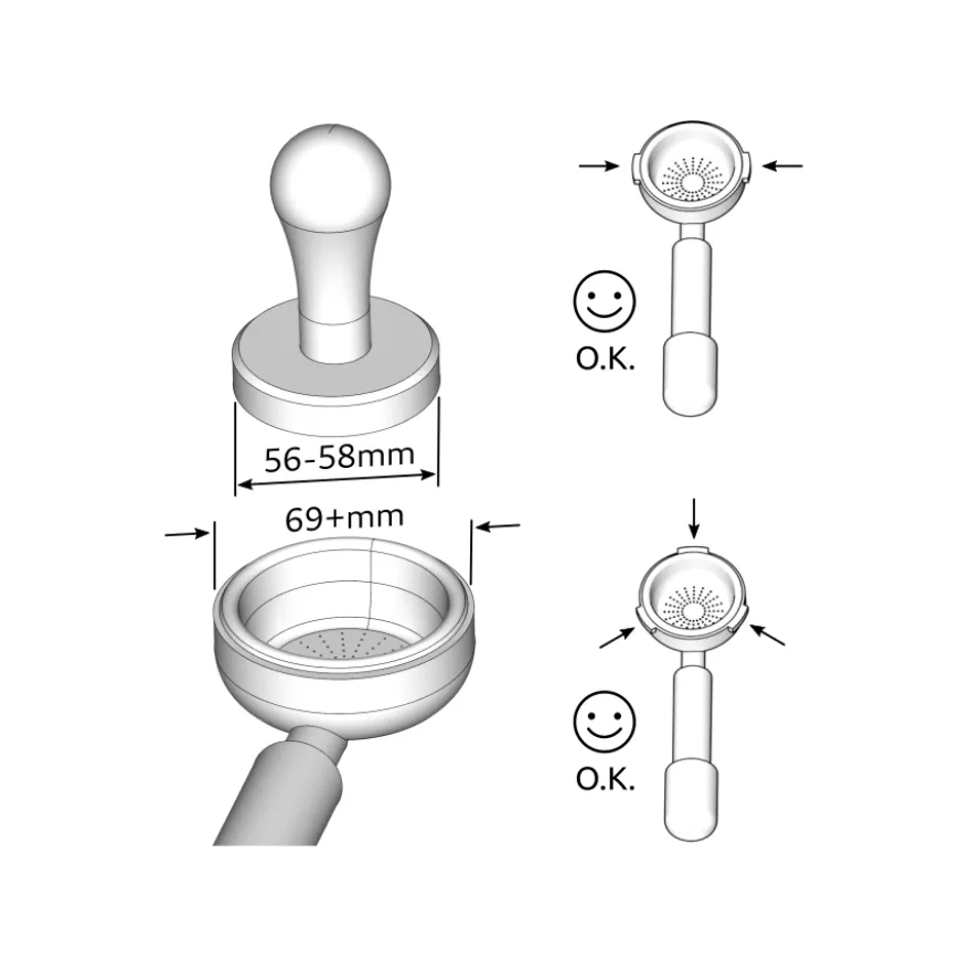 Espazzola 2+3-58 Grouphead Cleaning Tool 58 mm