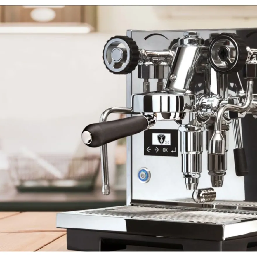 Eureka Costanza espressokone, kiillotettu teräs