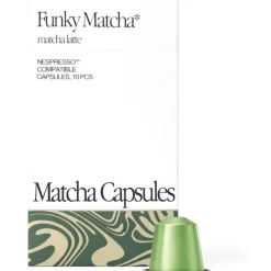 Funky Matcha Matcha Latte Nespresso-yhteensopivat matchakapselit 10 kpl