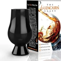 Glencairn Glass sokkomaistelulasi viskille, musta