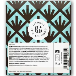 Goodio Coconut luomu-suklaa 51%, 48 g