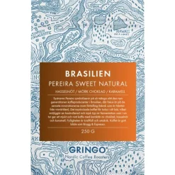 Gringo Nordic Brasilien Pereira Sweet Natural 250 g kahvipavut