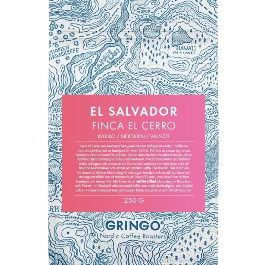 Gringo Nordic El Salvador Finca El Cerro 250 g kahvipavut
