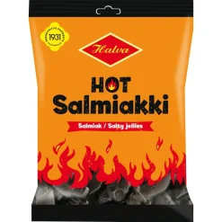 Halva Hot Salmiakki 160 g pussi