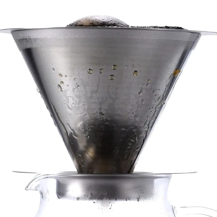 Hario Double Mesh Metal Dripper V60-01 suodatinsuppilo