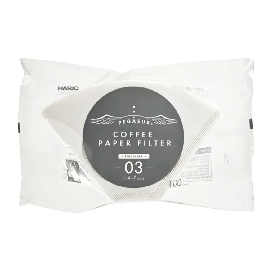Hario Pegasus suodatinpaperi koko 03, 100 kpl
