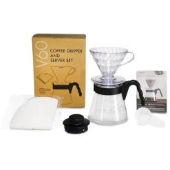 Hario V60-02 Coffee Dripper And Server kahvisetti 600 ml