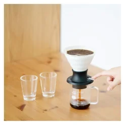 Hario V60 Immersion Dripper Switch Ceramic koko 02 + suodatinpaperit