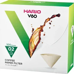Hario V60 Misarashi ruskea suodatinpaperi koko 02 laatikko