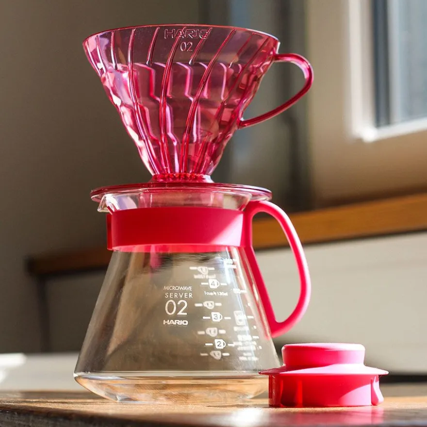 Hario V60 Range Server Candy Edition koko 02, 600 ml Koi Orange