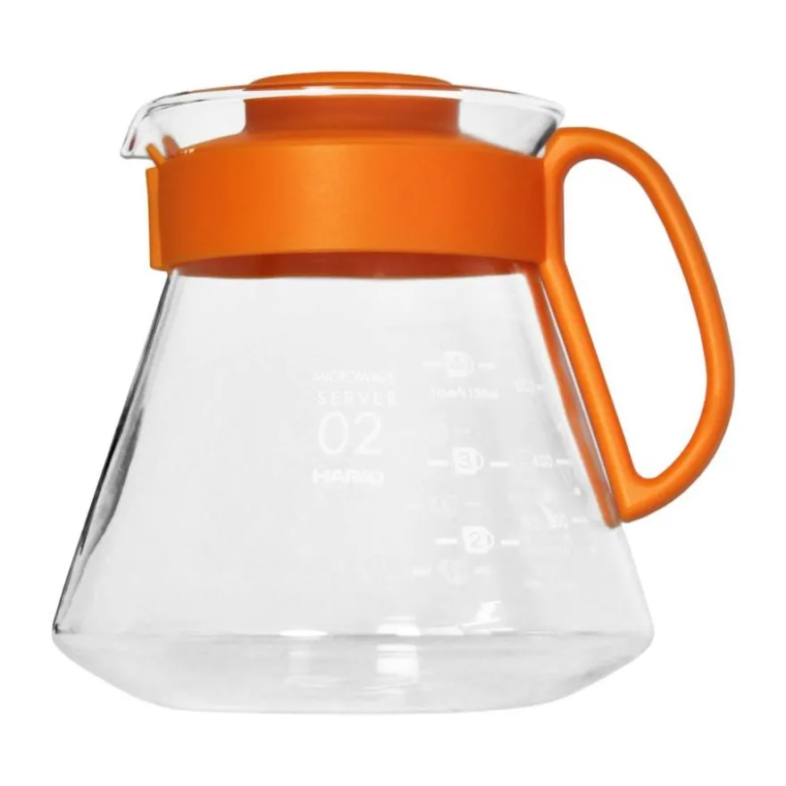 Hario V60 Range Server Candy Edition koko 02, 600 ml Koi Orange