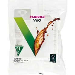 Hario V60 suodatinpaperi koko 01, 100 kpl