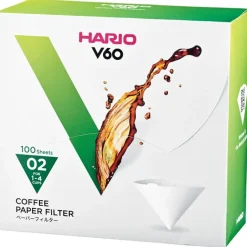 Hario V60 suodatinpaperi 02 koon suodatinsuppiloon, laatikko