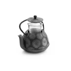 Ibili valurautainen teepannu 1,2 l, kukkakuvio