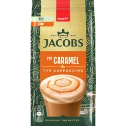 Jacobs Cappuccino Caramel maustettu pikakahvi 360 g