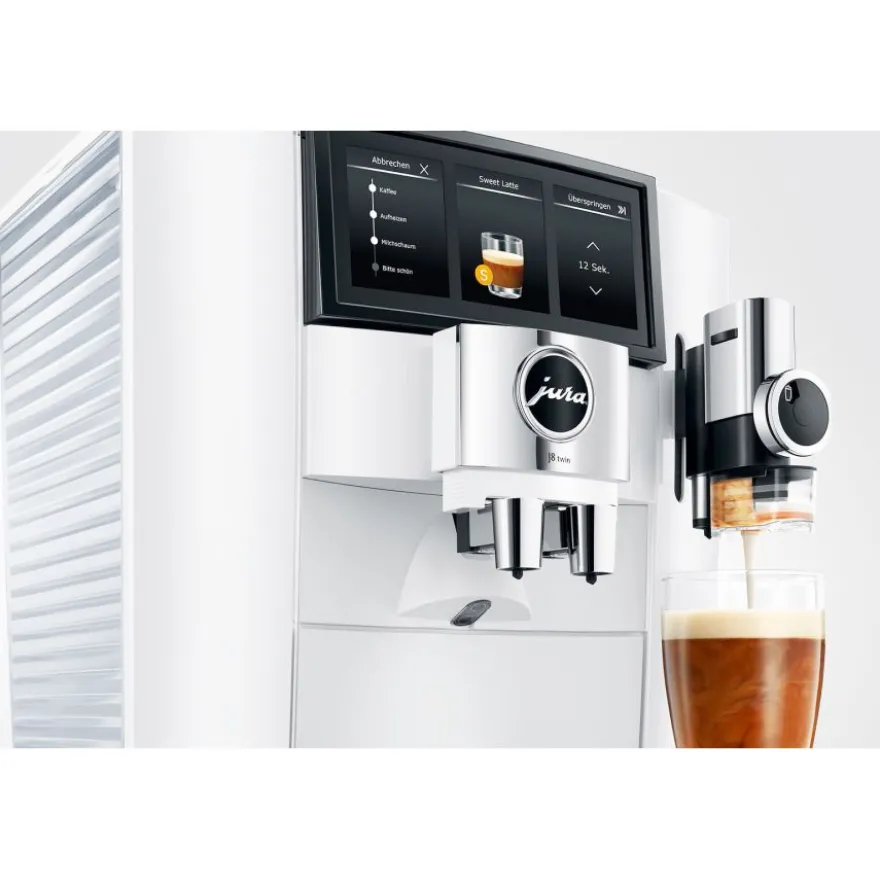 Jura J8 Twin kahviautomaatti, Diamond White